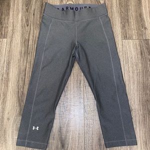 Under Armor Gray Cropped Leggings